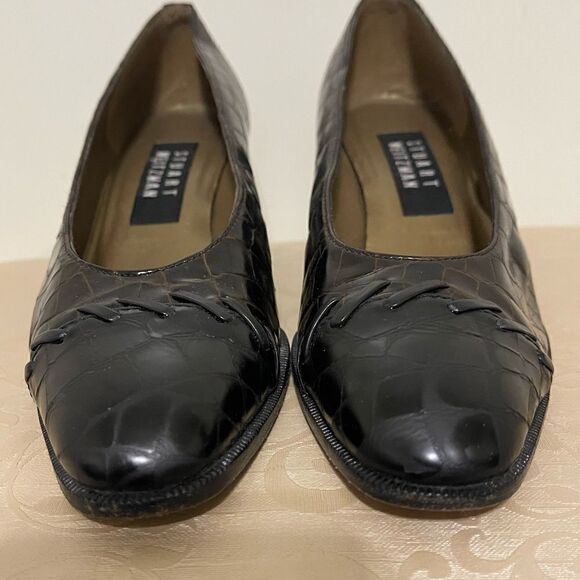 Stuart Weitzman Embossed Heels - Picture 6 of 12